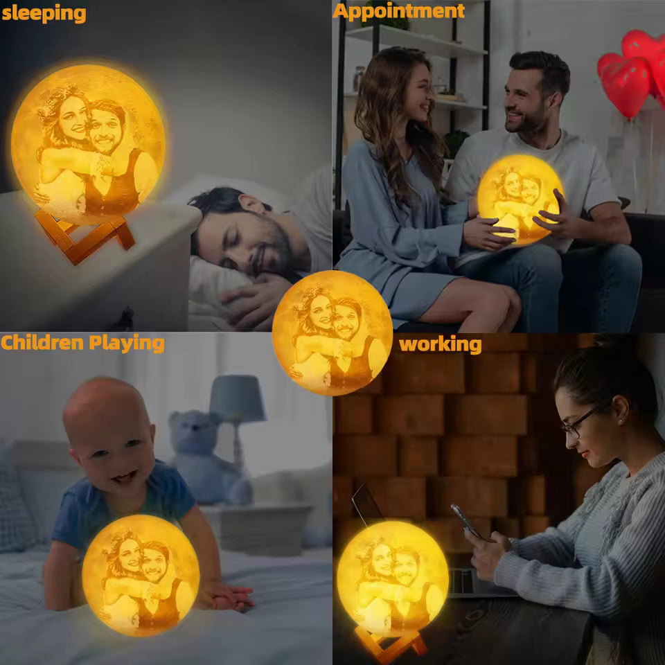Lámpara de Luna Personalizable